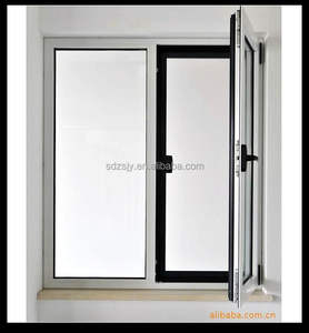 Ventanas abatibles francesas de aluminio de doble acristalamiento con certificado GEDELI, marco de acero negro, estilo abierto Vertical deslizante para casa - Product Image 3