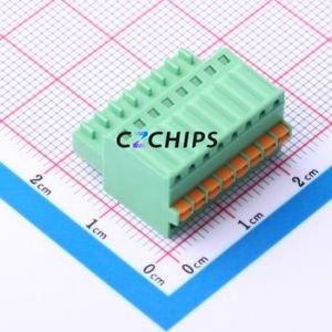 JL15EDGKD-25008G01 Plug-in Terminal Block P=2.5mm Connector ( Connector Type: Plug )( Construction: 1x8P )( Pitch: 2.5mm ) - Product Image 1