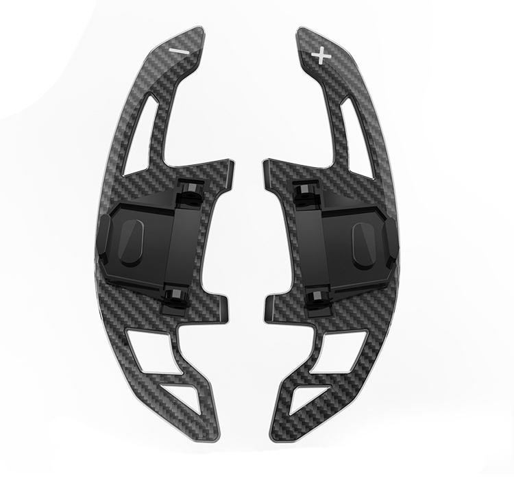 Carbon Fiber Paddle Shift When replacing Extension Shifter For VW Golf MK7 GTI GTS R GTD Steering Wheel