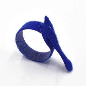 Bridas de gancho y bucle para cables, correas de <span class=keywords><strong>cord</strong></span>ón ajustables de tamaño personalizado, bridas coloridas con adhesivo para bolsas - Product Image 4