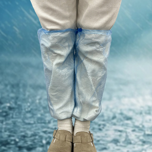 Couvre-jambes imperméables jetables personnalisés, épaissis, pour le cyclisme et les trajets quotidiens par temps de pluie, portables et faciles à utiliser - Product Image 5
