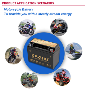 Nouvelle Batterie Moto <span class=keywords><strong>KAZUKI</strong></span> 12V Sans Entretien Compatible Suzuki – Vente Flash – Capacités Variées (3Ah/4Ah/5Ah/6.5Ah/7Ah/9Ah/12Ah) – Direct Usine - Product Image 5