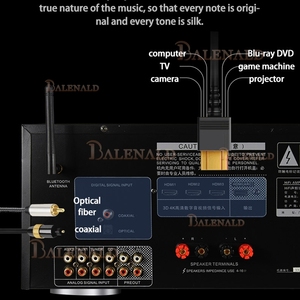 BALENALD X9 Digital Hifi <strong>Decoding</strong> Professional Fever Amplifier Home Dual-channel 5.0 <strong>Bluetooth</strong> High-power Amplifier - Product Image 2