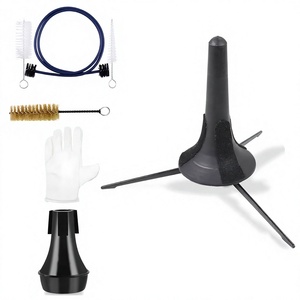 Kit de Cuidado para <span class=keywords><strong>Trompeta</strong></span> de 7 Piezas, Componentes de Plástico y Metal, Incluye Silenciador Deslizante Pequeño, Cepillo para Boquilla, Accesorios Esenciales - Product Image 1