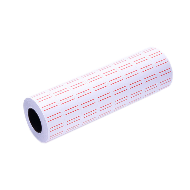 Cotton Single-line Price Label White 21x12mm Shipping Labels