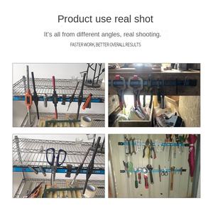 Estantes de almacenamiento montados en la pared Soporte de bloque de cuchillo magnético Soporte de pared Bloque de metal Imán Portaherramientas - Product Image 5