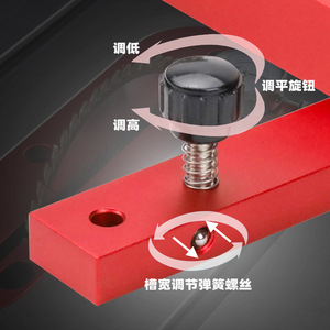 Kit Básico de Alineación y calibración de máquina de sierra con indicador de dial de sierra de mesa TEABK, calibre de barra inteligente de aluminio, Kit básico A-Line It - Product Image 5