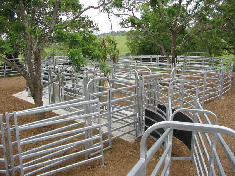 Heavy Duty Galvanized Livestock Fencing A53 A369 Anti Rust 360 Degree Full Welding