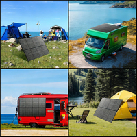 Panneaux solaires monocristallins pliables ALECTER APH-FB121 100W, station d'alimentation pour sac à dos, étanche IP65, efficacité de 23%, respectueux de l'environnement