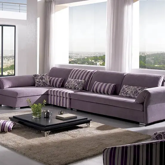 home decoration new l shape sofa set designs,cheap living room l shape sofa