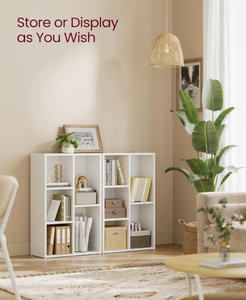 Tủ sách một kệ sách với 5 ngăn. Kệ độc lập và kệ lưu trữ khối. Không gian nhỏ hiển thị đứng - Product Image 3