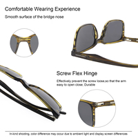Fabricants de tendances Vente en gros Logo personnalisé Lunettes de soleil pour hommes polarisées carrées Sports de plein air pour cyclisme
