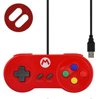 Data Frog Bộ Điều Khiển Trò Chơi USB Có Dây Mini Đầy Màu Sắc Tay Cầm Chơi Game Cho Nintendo SNES Cho PC/ MAC /Laptop Windows