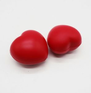 Balle anti-stress sensorielle en mousse PU souple avec logo personnalisé, en forme de cœur, pour exercices musculaires des mains, jouet thérapeutique unisexe, cadeaux anti-stress - Product Image 3