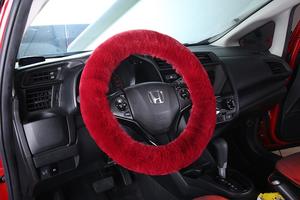 Housse de volant en fausse laine chaude d'hiver Diamètre 14.96 "X 14.96" pour HONDA OPEL Citroën Peugeot - Product Image 3