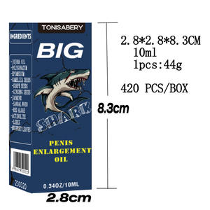 Aceite Esencial Shark Big Cock XXL para la Potencia Masculina, Mejora del Crecimiento del Pene, Sin Efectos Secundarios, Uso en Adultos, 10 ml, Hierbas Naturales Puras - Product Image 3