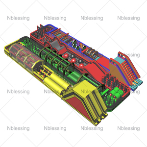 Interactive Biggest <b>Inflatable</b> Obstacle Course for Sale <b>Inflatable</b> Obstacle Course <b>Inflatable</b> Obstacle Course Interactive Bigges - Product Image 3