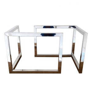 OEM ODM Fabricante de chapa personalizada | Corte láser de acero inoxidable, soldadura y pulido Patas de mesa de precisión y Marco de mesa - Product Image 1