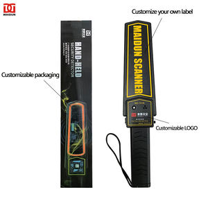 Fabrika toptan fiyat yüksek hassasiyet güvenlik vücut tarayıcı taşınabilir şarj edilebilir <span class=keywords><strong>Metal</strong></span> el dedektörü güvenlik - Product Image 4