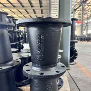 उच्च गुणवत्ता DN50-DN1200 डबल फ्लैंज रेड्यूसर चीन निर्माता के डक्टाइल आयरन पाइप फिटिंग - Product Image 5