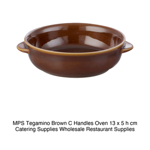 Four à poignées MPS Tegamino Brown C 13 x 5 h cm, fournitures de restauration, vente en gros, fournitures pour restaurants - Product Image 2
