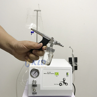 Machine à jet d'eau à oxygène haute pression Nettoyage en profondeur Traitement de l'acné Nettoyage des pores pour le visage et le corps (Matel