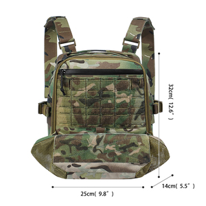 Wholesale Tactical Helmet Bag 500D Nylon Camouflage Multifunctional <b>Backpack</b> Dual Shoulder Gear Storage Bag - Product Image 2
