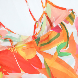 Set due pezzi da donna con stampa a due colori top estivi stringati e pantaloni larghi Set <span class=keywords><strong>abbigliamento</strong></span> <span class=keywords><strong>Casual</strong></span> <span class=keywords><strong>taglie</strong></span> <span class=keywords><strong>forti</strong></span> S-2XL - Product Image 6