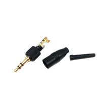 Connecteur Jack Stéréo 3,5 mm avec Sortie Queue de Câble 2,5 mm ou 4 mm Plaqué Or, Connecteur Audio XLR 3,5 mm pour Microphone