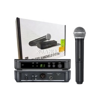 Microphone sans fil BLX4 Sm35 PG58 Récepteur Blx1 UHF Monocanal Transmission de signal fiable et stable Omnidirectionnel XLR