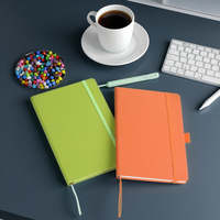 Carnet en cuir rigide PVC A5/A6 de haute qualité, couleurs CMYK, logo personnalisé, 100 feuilles, PP/tissu, usage promotionnel, stylo inclus