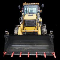 Mini-chargeuse sur pneus JCB 3CX, marque britannique, haute performance, occasion, avec moteur et pompe, 8 tonnes, vente directe