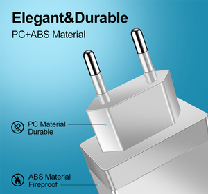 Sạc Nhanh 3.0 Bộ Sạc USB 48W Bộ Chuyển Đổi 4 Cổng QC 3.0 EU/US/UK Cắm Tường Điện Thoại Di Động Bộ Sạc Nhanh Bộ Sạc Tường Gia Đình Du Lịch - Product Image 5