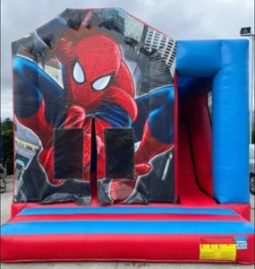 Nhà Máy Giá <span class=keywords><strong>Inflatable</strong></span> Bouncer nhà <span class=keywords><strong>Inflatable</strong></span> Bouncer anh hùng chủ đề <span class=keywords><strong>Combo</strong></span> cho thương mại bán - Product Image 2