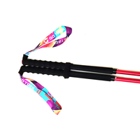 Bâtons de course Ultra Trail Vintage Pliable Trail Stick Ultralight Telescope Trekking Pole