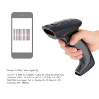 Escáner de Código de Barras Industrial OEM con Dos Años de Garantía, Lector de Código de Barras Robusto de Mano con Cable USB CCD 1D