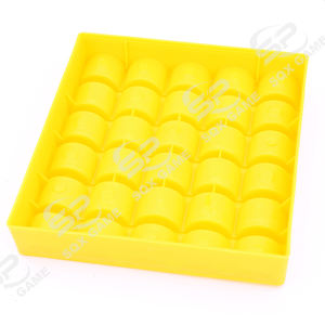 Machine de jeu de vente chaude 30 grilles boîte de rangement de pièces en plastique boîte en plastique de jeton de jeu - Product Image 4