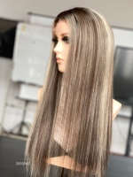 SHY 13x5 HD Lace Front Wig Human Hair Medium Parting Bleached Knots Lace Wig Wholesale