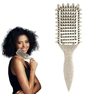 Hight Quality Curl Brush For Curly Hair Environmental Curl Defining Brush Comb For Curly Hair And Head Massage Brush