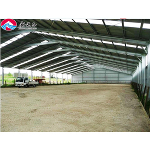 50X20X10 Hangar d'équitation intérieur en acier léger et économique, préfabriqué, avec services de soudage et de découpe - Product Image 2