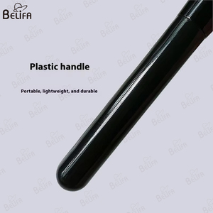 Nouvelle brosse de contour de forme ondulée de cheveux synthétiques végétaliens d'ombre stéréo biseautée adaptée aux débutants - Product Image 4