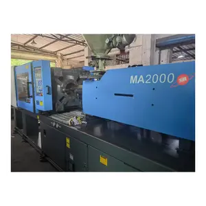 Fornecedor da China Máquina de moldagem por injeção haitiana MA2000 de segunda mão 200 toneladas sistema servo original PP PE PET