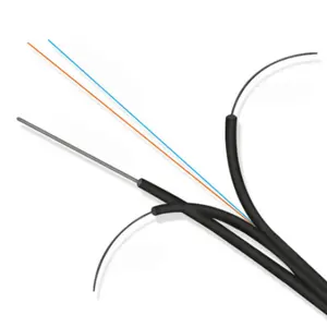 Precio de suministro de fábrica para interiores y exteriores 1 2 4 Core FTTH Drop Cable G657A1 G657A2 Fibra Optic Cable