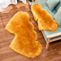 Tapis en polyester doux en gros d'usine, tapis double cœur, idéal pour la décoration de la maison, du salon et de la chambre à coucher