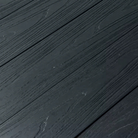 Planche de terrasse en composite WPC écologique avec finition grain de bois, imperméable et antidérapante pour une utilisation en extérieur dans les jardins/terrasses