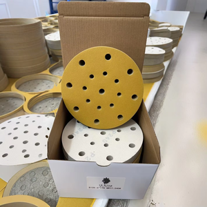 Nhà sản xuất Trung Quốc giấy nhám 6 inch, đĩa nhám silicon carbide, giấy nhám móc và vòng, vật liệu mài mòn dùng để mài và đánh bóng - Product Image 6