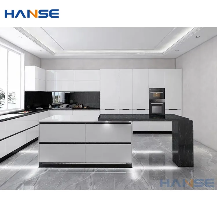Readymade-base de aluminio para fregadero de cocina, diseño personalizado, pequeño Perfil de metal blanco, muebles de cocina, oferta
