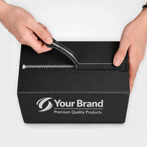 Boîte d'expédition pour nettoyant visage et soins de la peau avec bande déchirable, emballage DTC en carton ondulé B, logo personnalisé - Product Image 2