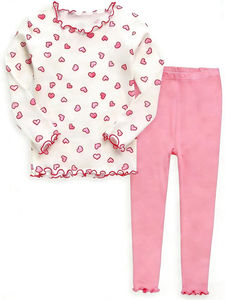 Vente flash - Pyjamas d'hiver à manches longues de style décontracté, super doux et respirants, motifs personnalisés, ensemble 2 pièces pour bébés garçons et filles, OEM - Product Image 4