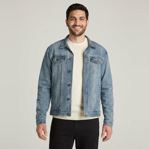 Branded New Design <b>Cheap</b> Wholesale Latest Hot Selling Fancy Denim Men Cotton Make Jeans <b>Jacket</b> Male Jeans <b>Winter</b> <b>Jacket</b> for Boys - Product Image 1